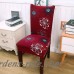 Impresión Floral cubierta de la silla elástica Anti-sucio estiramiento extraíble Hotel banquete cocina caso asiento lavable comedor silla ali-48002154